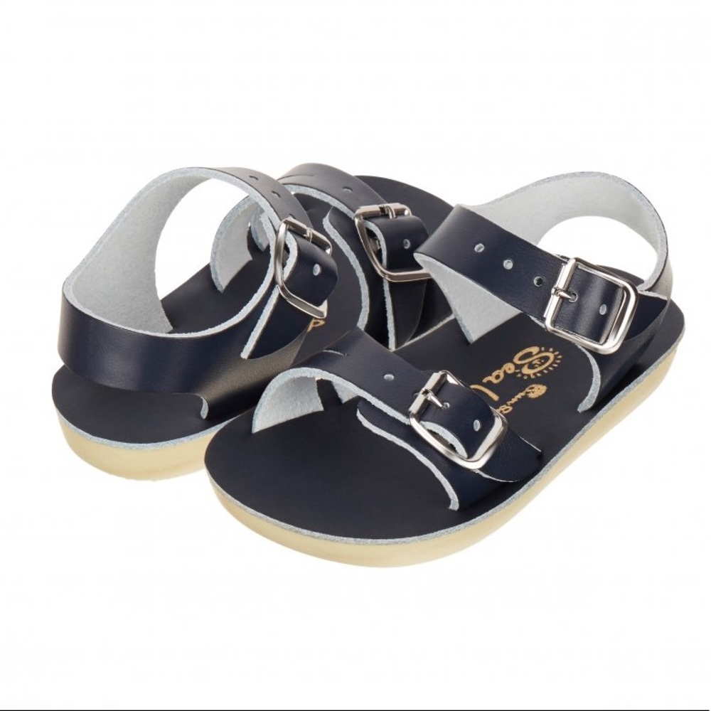 Salt Water Sandal by Hoy SeaWee Infant Sandal Navy